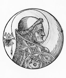 Portrait of Saint Celestine I, 43rd Pope of Catholic Church