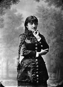 Portrait of Woman with Long Plait