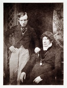 Portraits of Charles Kirkpatrick Sharpe (1781-1851), Scottish antiquary and artist, with an unknown colleague by John Pardon