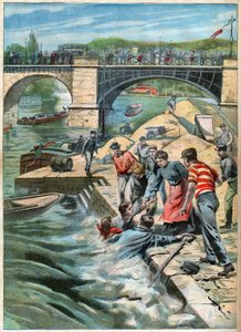 Rescue on the Seine by John Pardon