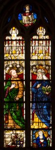 Stained Glass Window of the Cathedral of Saint Etienne de Sens by . .