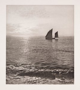 Sunrise at Sea by Frederick (attr. to) Barnard