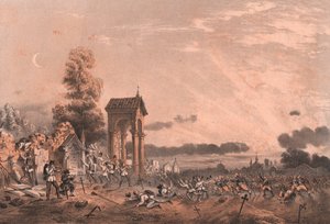 Taking of Magenta cemetery, Lombardy by William Walcutt