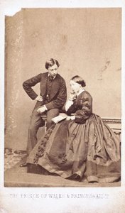 The Prince of Wales and Princess Alice by Ferdinand Georg Waldmuller