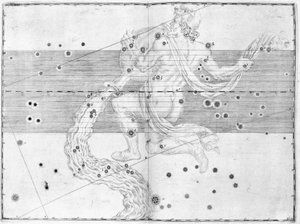 The constellation Aquarius by Frederick (attr. to) Barnard