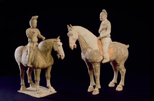 Two Riders, Chinese, Tang dynasty (618-906)