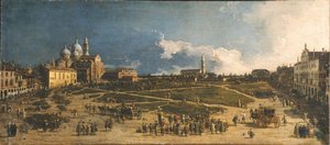 Prà della Valle in Padua by Giovanni Antonio Canal