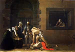 The Beheading of Saint John the Baptist by Michelangelo Merisi da  Caravaggio