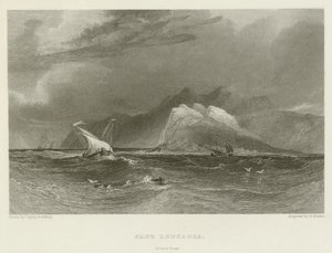 Cape Leucadia, Lovers Leap by after A.V. Copley Fielding