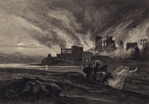 The Destruction of Sodom by after Albert Robida