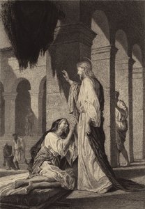 The Impotent Man at the Pool of Bethesda by after Albert Robida