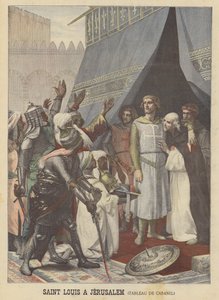 St Louis at Jerusalem by after Alexandre Cabanel