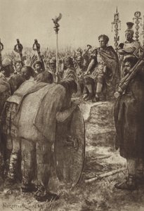 An Emperor Receives the Submission of Barbarian Chiefs by after Amedee Forestier