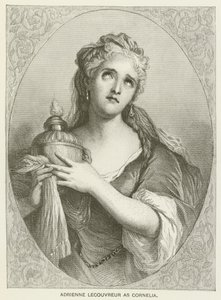 Adrienne Lecouvreur as Cornelia by after Antoine Coypel