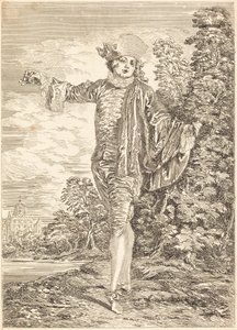 Indifferent by after Antoine Watteau