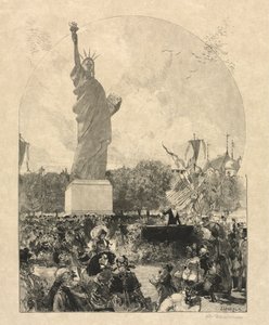 Liberty Enlightening the World, Offered to the City of Paris by the Americans by after Auguste Louis Lepère