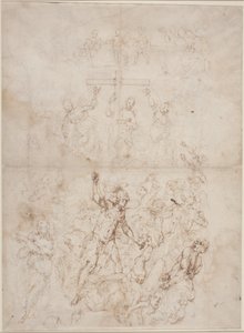 The Last Judgment by after Aurelio Lomi Giulio Benso
