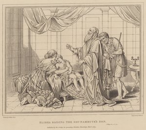 Elisha raising the Shunammite