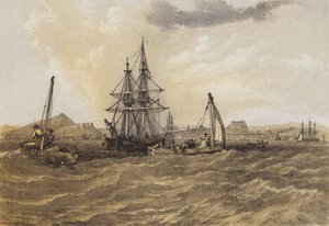 Edinburgh from the Firth of Forth by after C. Stanfield