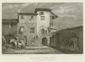 Franciscan Convent, Athens, the residence of Lord Byron, 1811 by after C. Stanfield