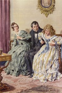 Illustration for Martin Chuzzlewit by after Charles Edmund Brock