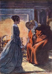 Jane Eyre and the Gipsy by after Charles Edmund Brock