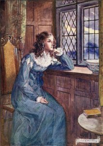 Shirley at the Window by after Charles Edmund Brock