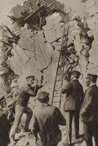 An English seaman assisting the rescue effort after the Messina earthquake