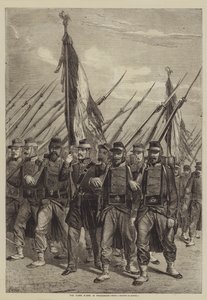 The Flags borne in Procession by after Denis Auguste Marie Raffet