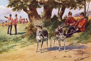 The Pet Antelopes of the Royal Warwickshire Regiment by after Edgar Alfred Holloway