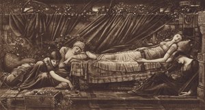 The Sleeping Beauty by after Edward Coley Burne Jones