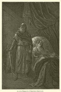 Queen Margaret at Damietta, Joinville by after Emile Antoine Bayard