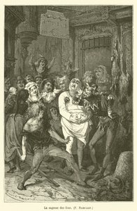 The Wisdom of Fools, F Rabelais by after Emile Antoine Bayard
