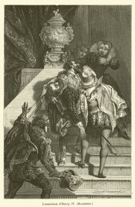 The Assassination of Henry IV, Malherbe by after Emile Antoine Bayard