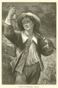 The Schoolboy of Salamanca, Lesage by after Emile Antoine Bayard