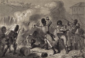 The British Repulsed at Fort Stephenson by after Felix Octavius Carr Darley