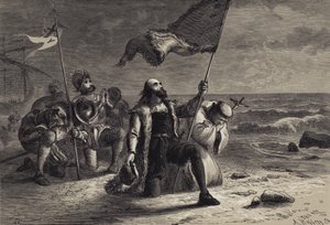 The Landing of Columbus by after Felix Octavius Carr Darley