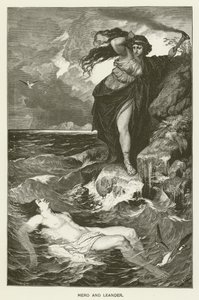 Hero and Leander by after Ferdinand Keller