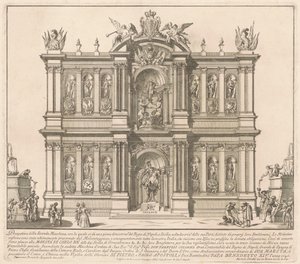 The Seconda Macchina for the Chinea of 1746: The Territories of the Kingdom of Naples by after Francisco Preciado de la Vega Miguel