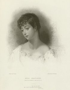 Miss Chaworth by after Frank Stone