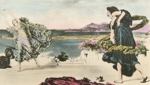 Greek Girls Playing Ball
