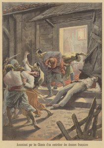 Murder of a French Customs Official by the Chinese by after Frederic Theodore Lix