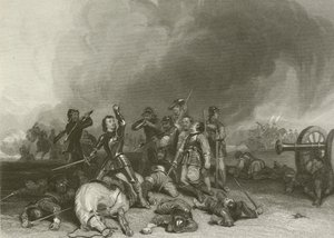 Death of the Earl of Northampton by after George Cattermole