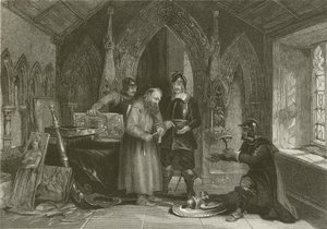 Soldiers Selling Church Plunder During the Great Civil War by after George Cattermole