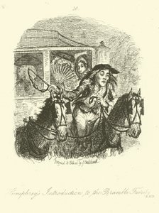 Illustration for Humphry Clinker by after George Cruikshank