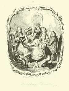 Illustration for Humphry Clinker by after George Cruikshank