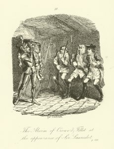 Illustration for Launcelot Greaves by after George Cruikshank