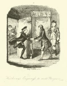 Illustration for Peregrine Pickle by after George Cruikshank