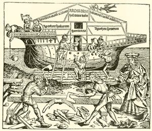 The Building of the Ark Superintended by Noah by after German School