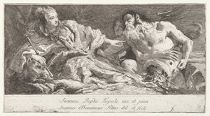 Venice Receiving the Homage of Neptune by after Giovanni Battista Tiepolo Giovanni Domenico Tiepolo
